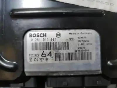 Tweedehands auto-onderdeel ecu motorcontroller voor peugeot 307 break / sw (s1) break xs oem iam-referenties 9647472780