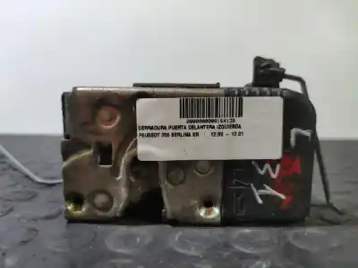 Peça sobressalente para automóvel em segunda mão fechadura da porta dianteira esquerda por peugeot 206 berlina xr referências oem iam 