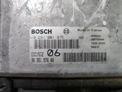 Автозапчастина б/у ебу контролер двигуна для citroen xsara picasso 2.0 hdi sx посилання на oem iam 9635157680