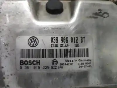 Second-hand car spare part ecu engine control for seat toledo (1m2) ahf oem iam references 038906012bt
