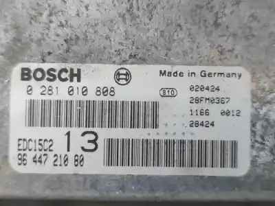 Peça sobressalente para automóvel em segunda mão centralina de motor uce por citroen c5 berlina 2.0 hdi sx referências oem iam 9644721080