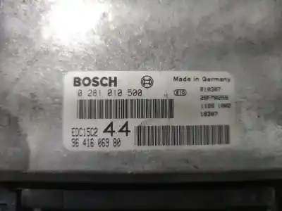 Peça sobressalente para automóvel em segunda mão centralina de motor uce por peugeot 206 berlina xr referências oem iam 9641606980