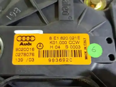 Peça sobressalente para automóvel em segunda mão Motor De Sofagem por AUDI A4 AVANT (8E) 2.5 TDI Referências OEM IAM 8E1820021E  