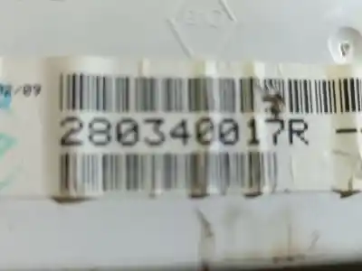 Second-hand car spare part multifunction display for renault clio iii exception 2 oem iam references 8200383473  8200837117