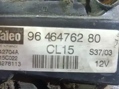 Pezzo di ricambio per auto di seconda mano ALTERNATORE per CITROEN XSARA PICASSO  Riferimenti OEM IAM 9646476280  
