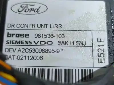 Second-hand car spare part rear left window regulator for ford focus berlina (cap) ghia oem iam references 5wk11574j  