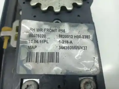 Second-hand car spare part passenger side right window regulator for bmw mini (r56) one d oem iam references 8820012h002385  