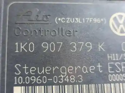 Second-hand car spare part abs for audi a3 (8p) 1.6 fsi ambiente 116 cv / 85 kw oem iam references 1k0907379k  10020601064 Second-hand car spare part abs for audi a3 (8p) 1.6 fsi ambiente 116 cv / 85 kw oem iam references 1k0907379k  10020601064