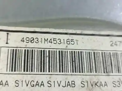 Second-hand car spare part rear left window regulator for seat leon (1m1) signo oem iam references 49031m4531651  