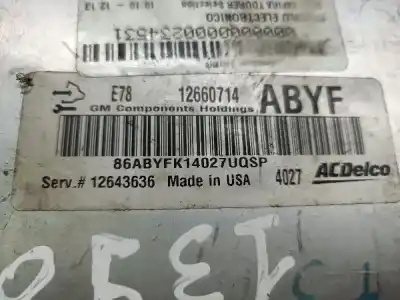Second-hand car spare part ecu engine control for opel zafira c excellence start stop oem iam references 93867321  12643636