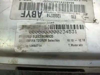 Second-hand car spare part ecu engine control for opel zafira c excellence start stop oem iam references 93867321  12643636