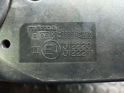 Peça sobressalente para automóvel em segunda mão espelho retrovisor esquerdo por mazda 3 berlina (bk) 1.6 crdt active referências oem iam e4012220  