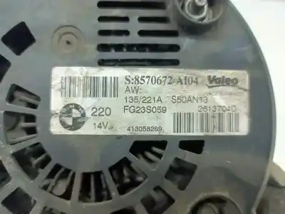 Second-hand car spare part alternator for bmw x3 (f25) xdrive 30d oem iam references 8570672  