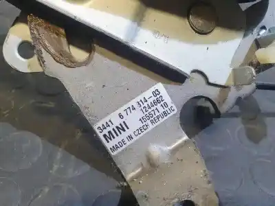 Peça sobressalente para automóvel em segunda mão alavanca de travão de mão por bmw mini (r56) one d referências oem iam 3441677481403  
