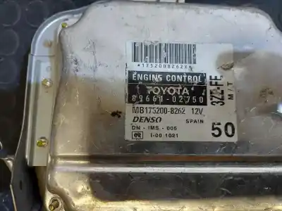 Second-hand car spare part ecu engine control for toyota corolla familiar (e12) 1.6 sol oem iam references 8966102750  