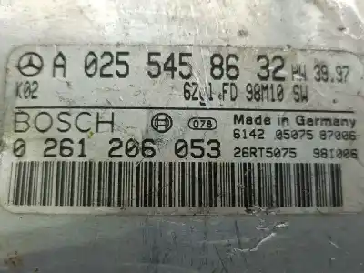 Second-hand car spare part ECU ENGINE CONTROL for MERCEDES-BENZ BM SERIE 163  OEM IAM references A0255458632  0261206053