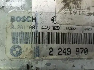 Second-hand car spare part Ecu Engine Control for BMW 3 (E46) 320 D OEM IAM references 2249970  0281001445