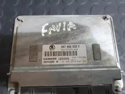 Pièce détachée automobile d'occasion CALCULATEUR MOTEUR ECU pour SKODA FABIA  Références OEM IAM 047906033E  128100