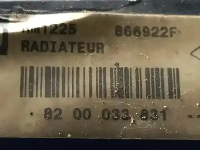 Автозапчастина б/у водяний радіатор для renault clio ii fase ii b cb0 authentique посилання на oem iam 8200033831  8200086193