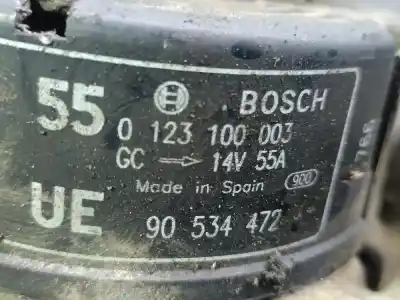 Second-hand car spare part alternator for opel corsa b eco oem iam references 90534472  0123100003