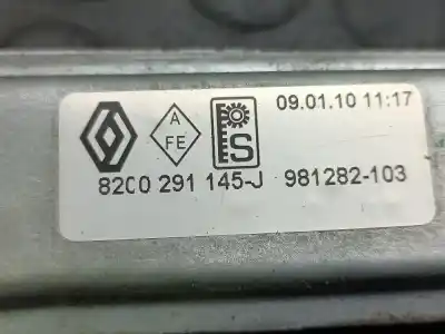 Second-hand car spare part driver left window regulator for renault clio iii grandtour 1.5 dci diesel cat oem iam references 981282103  400860