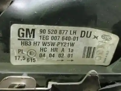 Piesă de schimb auto la mâna a doua far stânga pentru opel astra g caravan g-z16xe referințe oem iam 