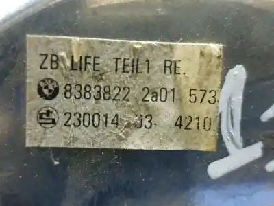 Second-hand car spare part right tailgate light for bmw serie 3 berlina (e90) 320d oem iam references 8383822  