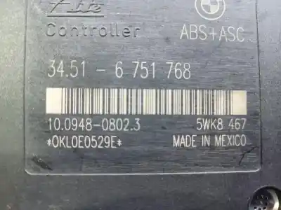 Peça sobressalente para automóvel em segunda mão abs por bmw serie 3 berlina (e90) 320d referências oem iam 5wk8467  