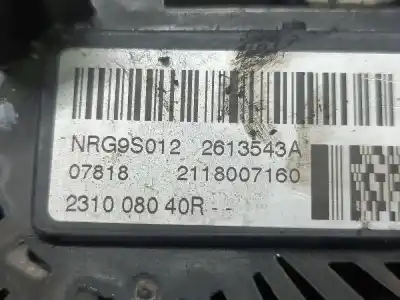 Peça sobressalente para automóvel em segunda mão alternador por renault megane iv berlina referências oem iam 231008040