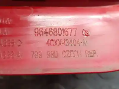 Second-hand car spare part right tailgate light for citroen c4 coupe collection oem iam references 9646801677  