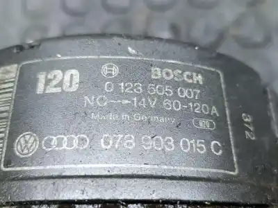 Pezzo di ricambio per auto di seconda mano ALTERNATORE per AUDI 100  Riferimenti OEM IAM 0123505007  078903015