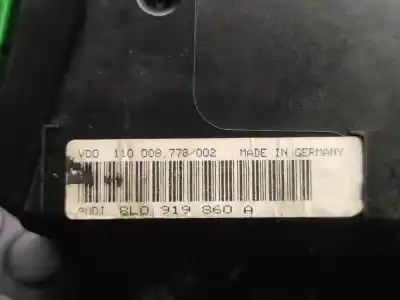 Second-hand car spare part dashboard for audi a3 (8p1) 1.8 tfsi ambiente 160 cv / 118 kw oem iam references 8l0919860a  