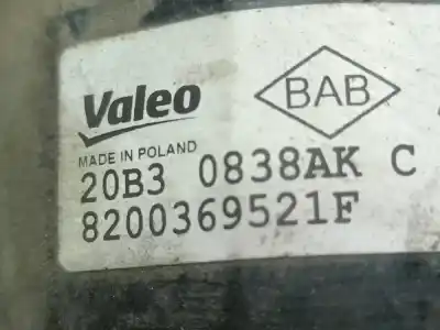 Peça sobressalente para automóvel em segunda mão motor de arranque por renault clio iv authentique referências oem iam 8200369521  