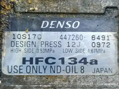 Pezzo di ricambio per auto di seconda mano Compressore Aria Condizionata per MITSUBISHI MONTERO (V80/V90) 3.2 DI-D Intense Riferimenti OEM IAM 4472606491  