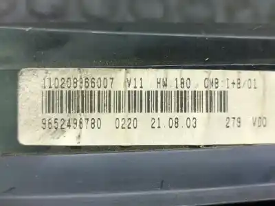 Second-hand car spare part dashboard for citroen xsara picasso xsara picasso 2.0 hdi oem iam references 9652496780  