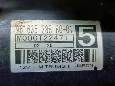 Peça sobressalente para automóvel em segunda mão Motor De Arranque por CITROEN C4 CACTUS CITROEN C4 CACTUS Referências OEM IAM 9663528880  