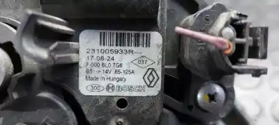 Peça sobressalente para automóvel em segunda mão alternador por dacia dokker ambiance referências oem iam 231005933r  