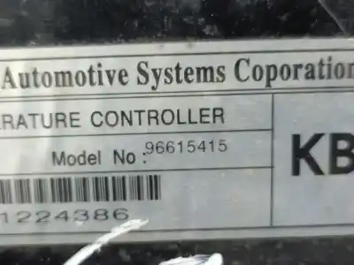 Peça sobressalente para automóvel em segunda mão comando de sofagem (chauffage / ar condicionado) por chevrolet lacetti cdx referências oem iam 96615415