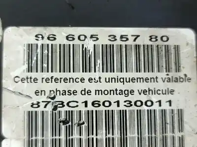 Peça sobressalente para automóvel em segunda mão abs por citroen c4 cactus citroen c4 cactus referências oem iam 9649988180  