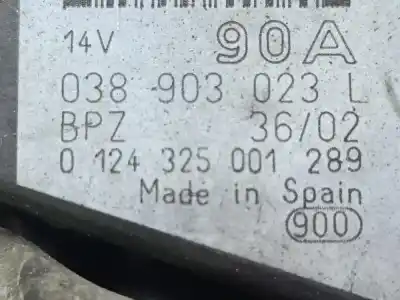 Автозапчасти б/у ГЕНЕРАТОР за VOLKSWAGEN SHARAN  ссылки OEM IAM 038903023  0124325001