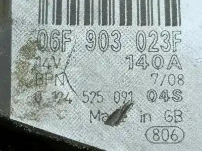 Gebrauchtes Autoersatzteil Lichtmaschine zum AUDI A3 (8P1)  OEM-IAM-Referenzen 06F903023F  0124525091