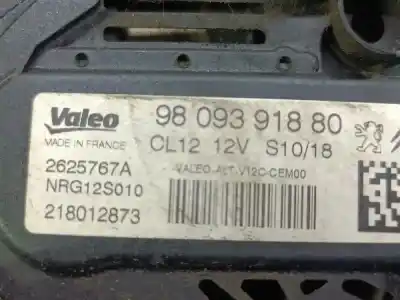 Second-hand car spare part alternator for citroen c3 aircross aircross shine oem iam references 9809391880  