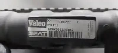 Peça sobressalente para automóvel em segunda mão radiador de água por seat ibiza (6k1) select referências oem iam w06k0121253ag
