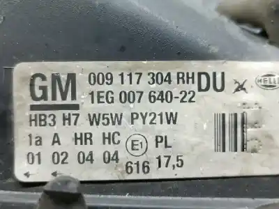 Автозапчастина б/у права фа для otras marcas astra 1.7 16v cdti cat z 17 dtl lrb посилання на oem iam 1eg00764022  009117304