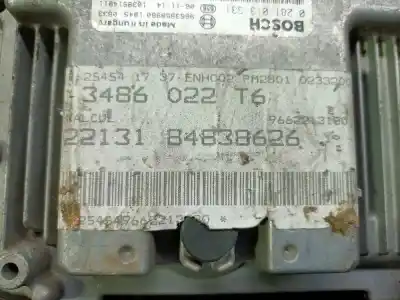 Peça sobressalente para automóvel em segunda mão Centralina De Motor Uce por PEUGEOT 207 207 ACTIVE HD Referências OEM IAM 9662213180  