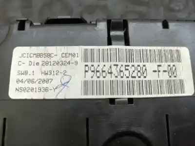 Peça sobressalente para automóvel em segunda mão quadrante por citroen c4 picasso 9hzdv6ted4 referências oem iam 9664365280  281203249