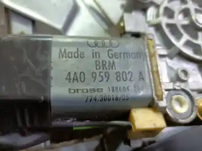 Second-hand car spare part rear left window regulator for audi 100 berlina (c4) europa oem iam references 4a0959802a  
