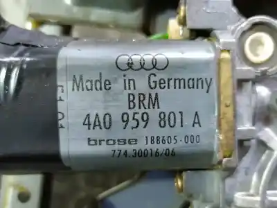 Second-hand car spare part rear right window regulator for audi 100 berlina (c4) europa oem iam references 4a0959801a  