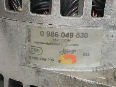 Pezzo di ricambio per auto di seconda mano alternatore per fiat stilo multi wagon (192) 1.9 multijet 120 dynamic riferimenti oem iam 0986049530  