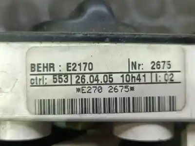 Peça sobressalente para automóvel em segunda mão comando de sofagem (chauffage / ar condicionado) por renault kangoo f kc0 alize referências oem iam 9070437047  